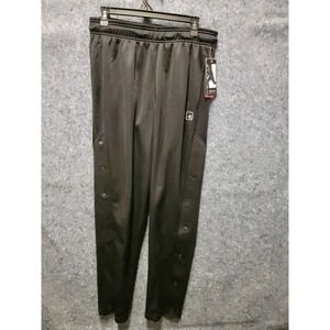 AND1 Breakaway Clothing Tear Away Pants Black Ankle Snap‎ Size M
